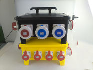 Impact Resistant Mobile Power Distribution Box 220 / 380 Volts Rated Voltage
