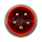 PowerSyntax 3P+N+E 63A IP67 440V Third Generation Industrial Plug Line Type Part No. 1114