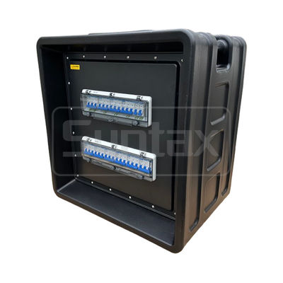 Syntax MD3 4P 63A Three Phase Portable Distribution Boards HDPE IP67 With Breakers for Event Power 630x430x680mm