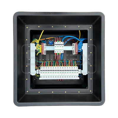 Syntax MD3 5P 63A Three Phase Portable Distribution Boards HDPE IP67 With Breakers for Event Power 630x430x680mm