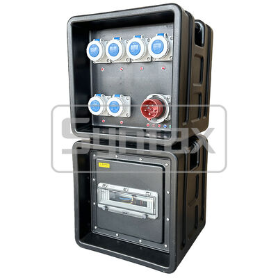 Syntax MD1 Three Phase 32AMP/5P HDPE Portable Distribution Boxes IP67 Waterproof For FIFA Sporting Events In Qatar
