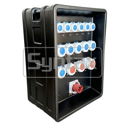 Syntax MD4 IP67 Waterproof HDPE Portable Power Distribution Box Three Phase 63A/5P for FIFA Outdoor Events In Qatar