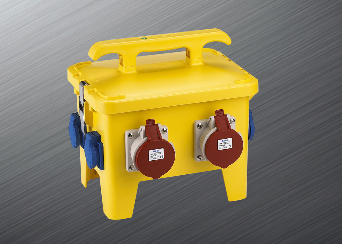 64A 250 Volts Temporary Power Distribution Box High Strength Material