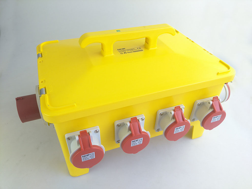 Waterproof Stage Power Distribution Box , RCD Protection Spider Power Box