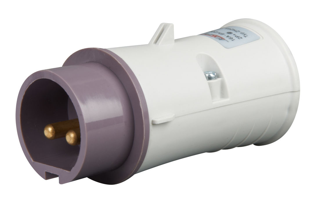 IP44 Extra Low Voltage Plug , 3rd Generation IEC 60309 2 Industrial Power Plug
