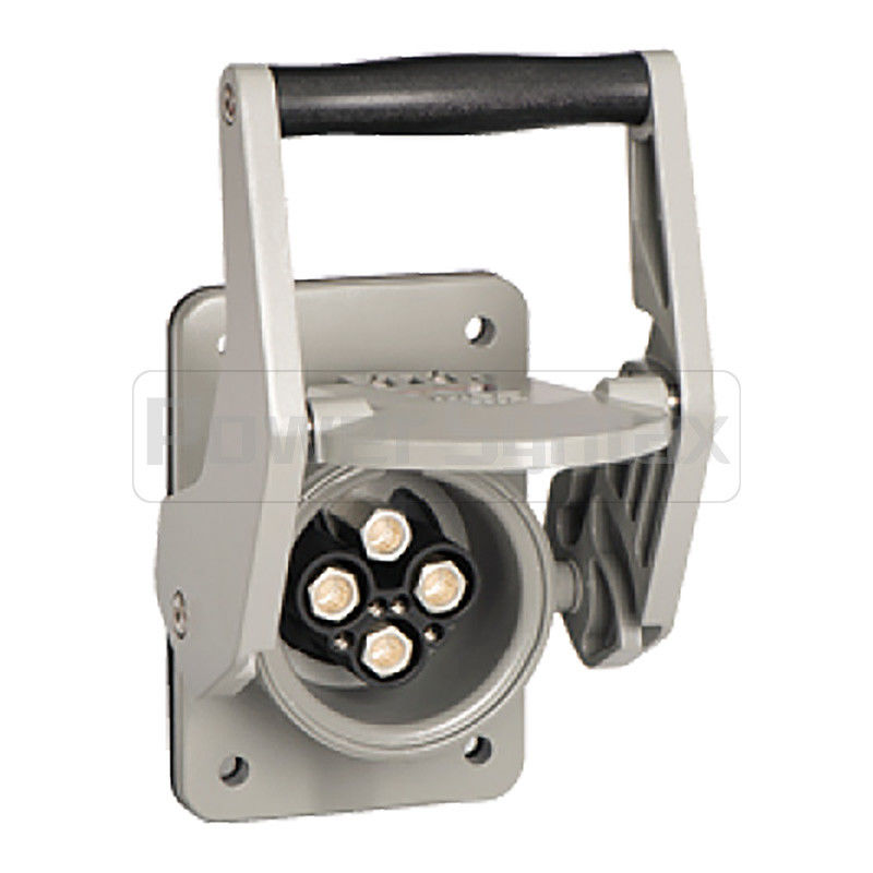 PowerSyntax Shore Power High Current Industrial Panel Mounted Female Socket 4P 350A 400V IP67 Part No. MB350A-AS