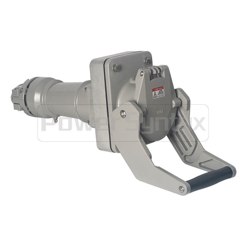 PowerSyntax Shore Power High Current Industrial Panel Mounted Male Connector 4P 350A 400V IP67 Part No. MB350A-L-BP