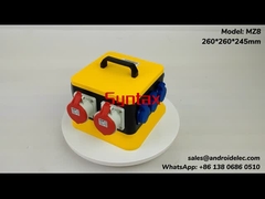 Προσωρινό κιβώτιο IP67 πλαστικό 32A 260*260*245mm διανομής δύναμης σύνταξης MZ8