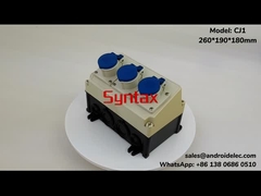 Ο τοίχος σύνταξης CJ1 τοποθέτησε το αδιάβροχο πλαίσιο 260*190*180mm διανομής