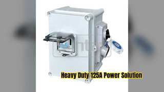 Σύνταξη 125A Industrial Power Distribution Box Heavy Duty