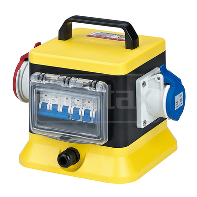 Της MZ βιομηχανική υποδοχή 32A 200*200*215 πολυανθράκων κιβωτίων IP67 διανομής σειράς MZ6 φορητή
